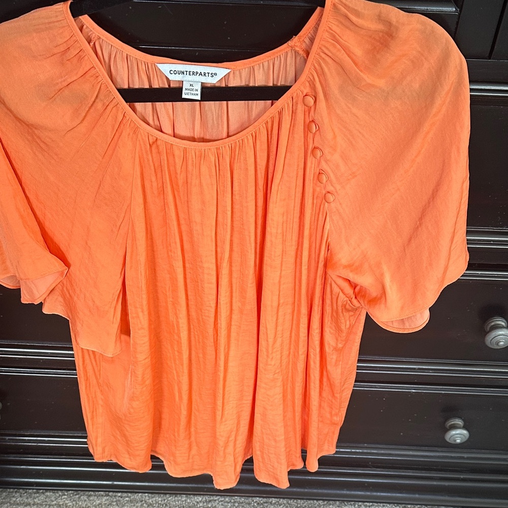 Counterparts Women's Vibrant Orange Blouse